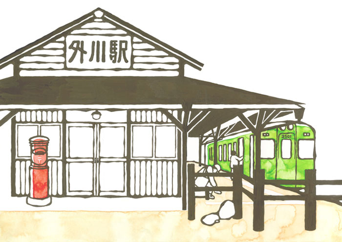 2013年個展『find out #002 外川駅』